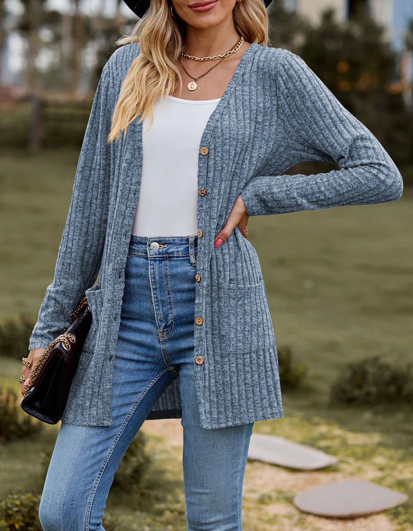 Classic Stripe Cardigan Jacket