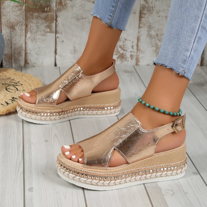 Summer Platform Orthopaedic Sandals - Experience Comfort and Style
