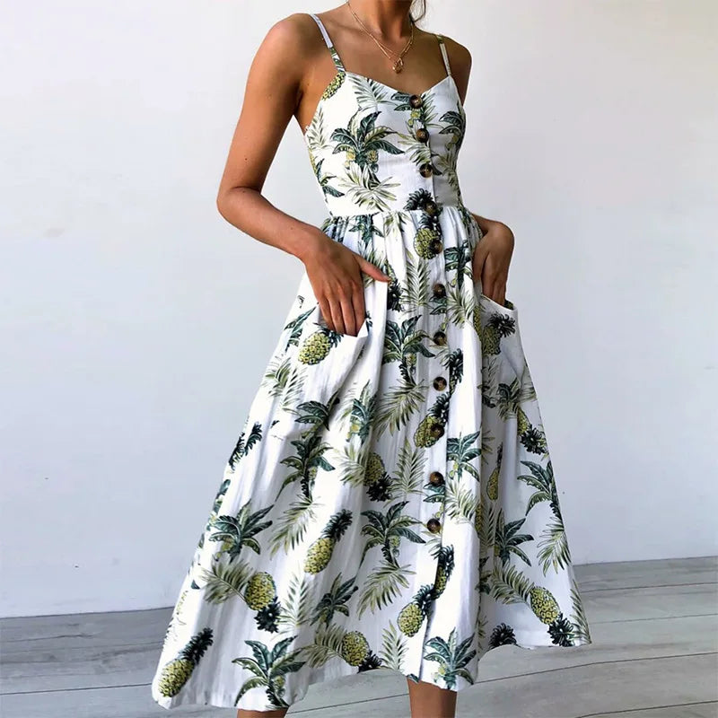 Meadow Summer Floral Dress