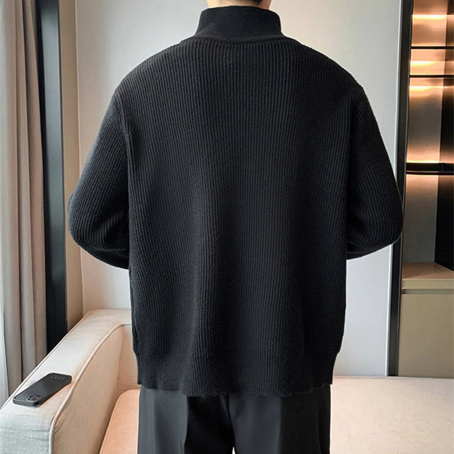Premier Collared Men's Cardigan