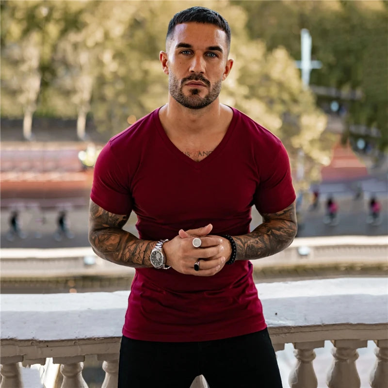 V-Neck Slim Fit T-shirt