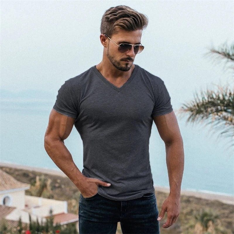 V-Neck Slim Fit T-shirt