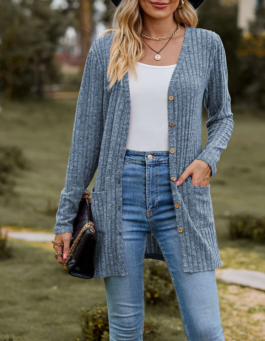 Classic Stripe Cardigan Jacket