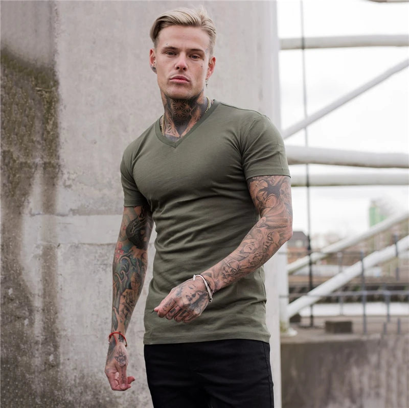 V-Neck Slim Fit T-shirt