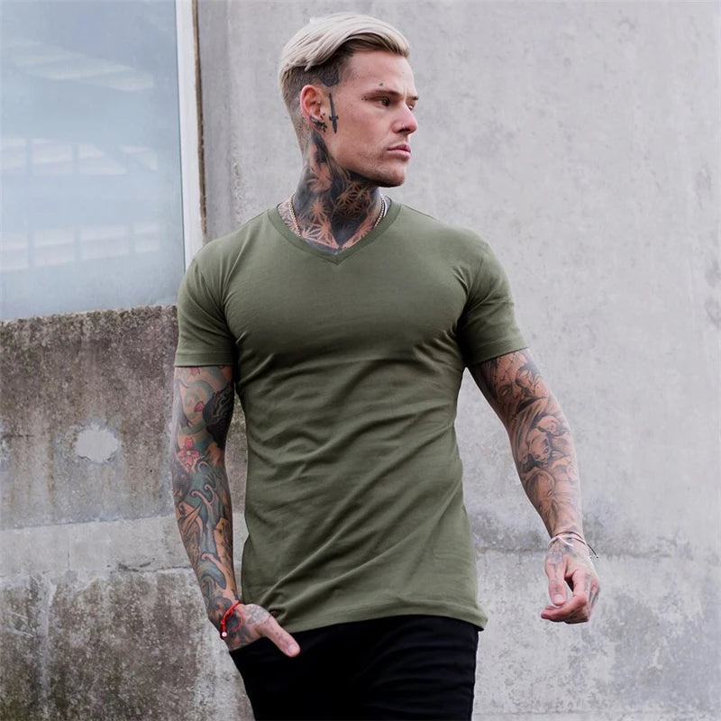 V-Neck Slim Fit T-shirt